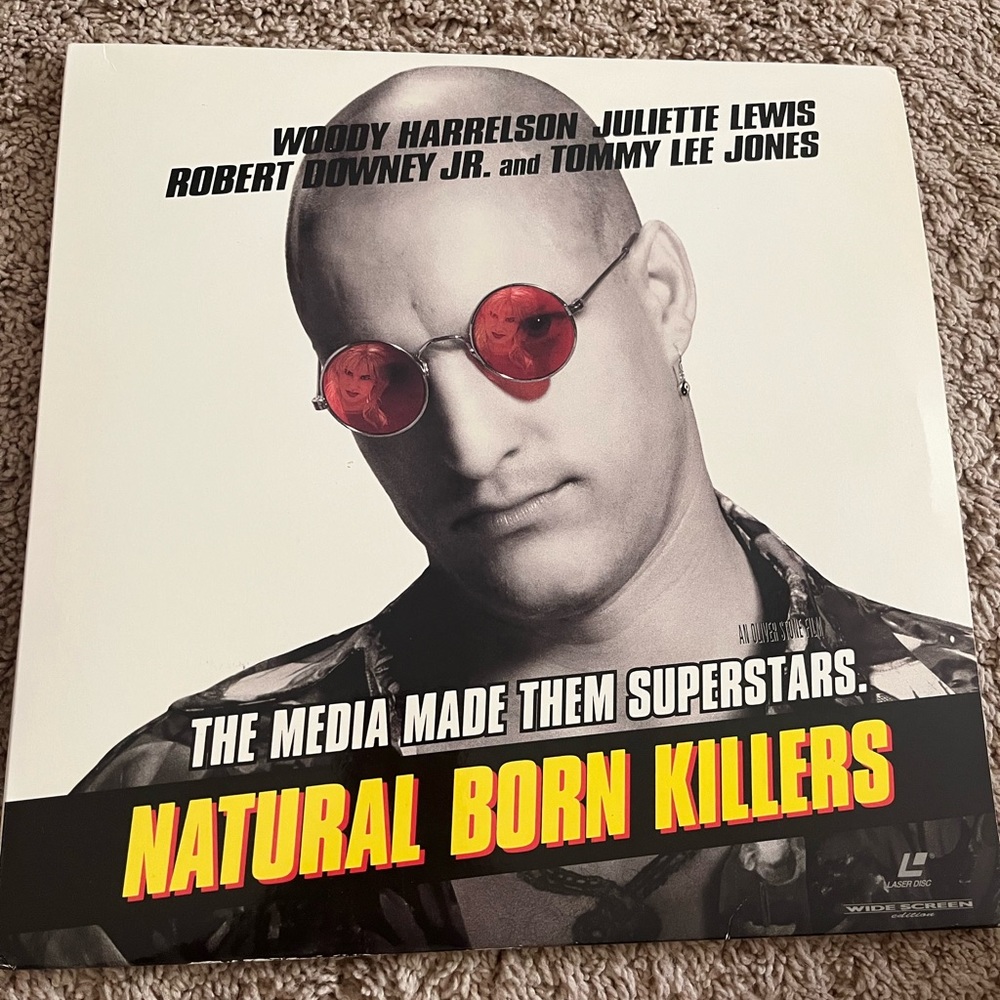Natural Born Killers Laserdisc (widescreen)